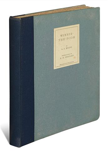 (CHILDRENS LITERATURE.) MILNE, A.A. Winnie-the-Pooh.